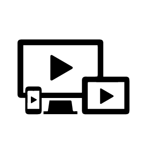 Icon - Computers Devices: Desktop, Tablet, and Phone